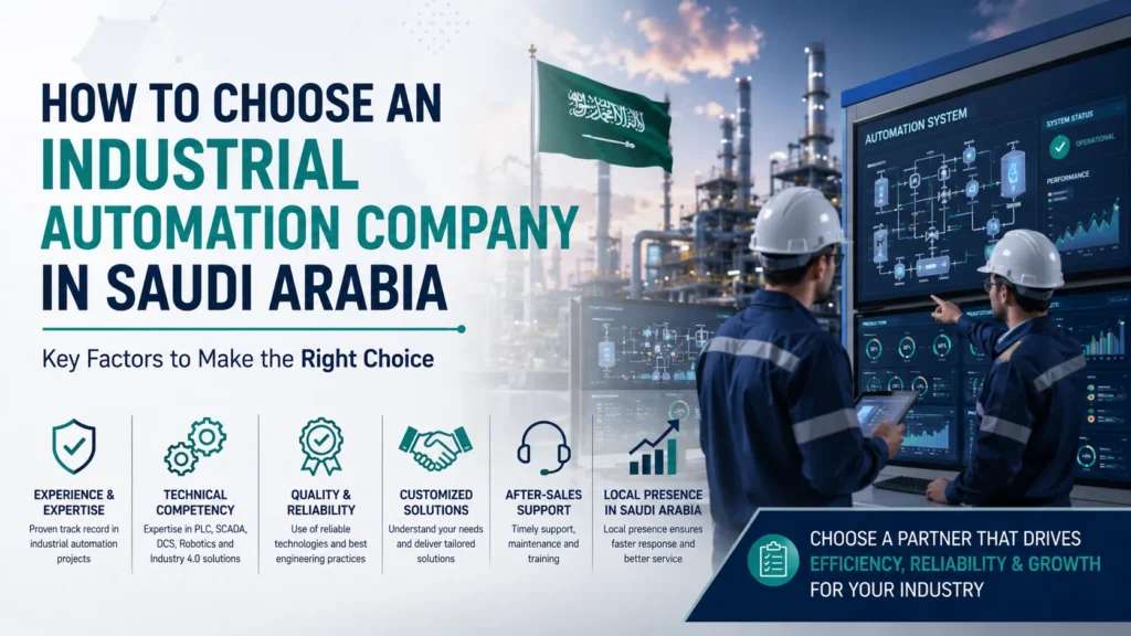 How to Choose an Industrial Automation Company in Saudi Arabia