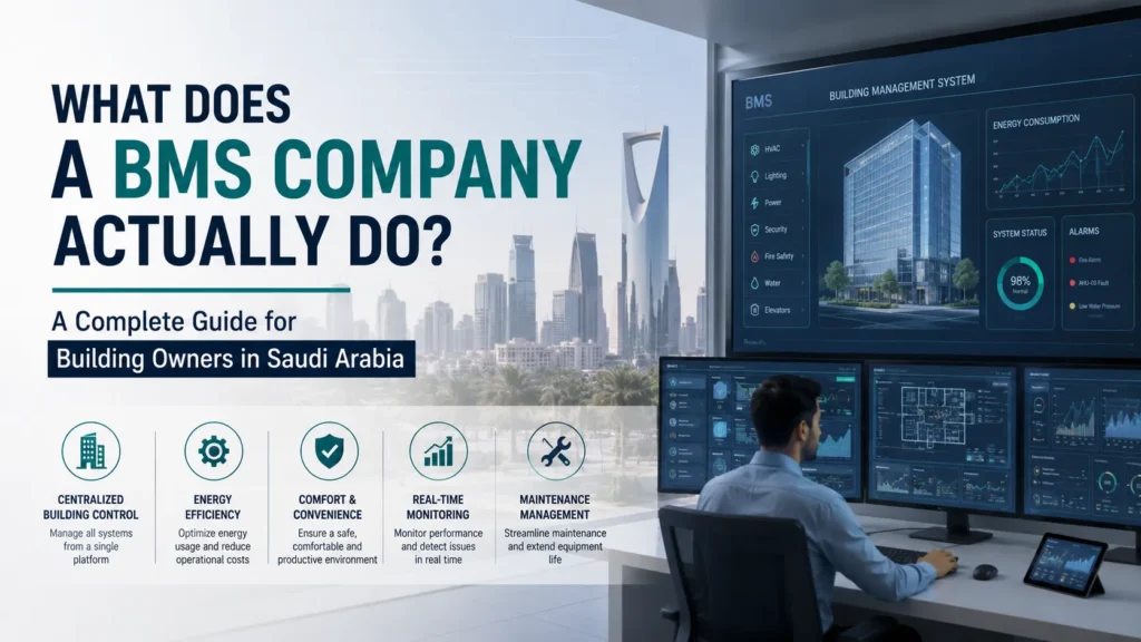 What Does a BMS Company Actually Do? A Complete Guide for Building Owners in Saudi Arabia