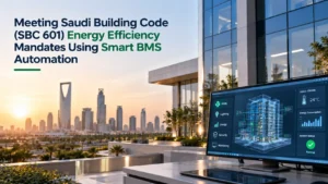 Meeting Saudi Building Code (SBC 601) Energy Efficiency Mandates Using Smart BMS Automation