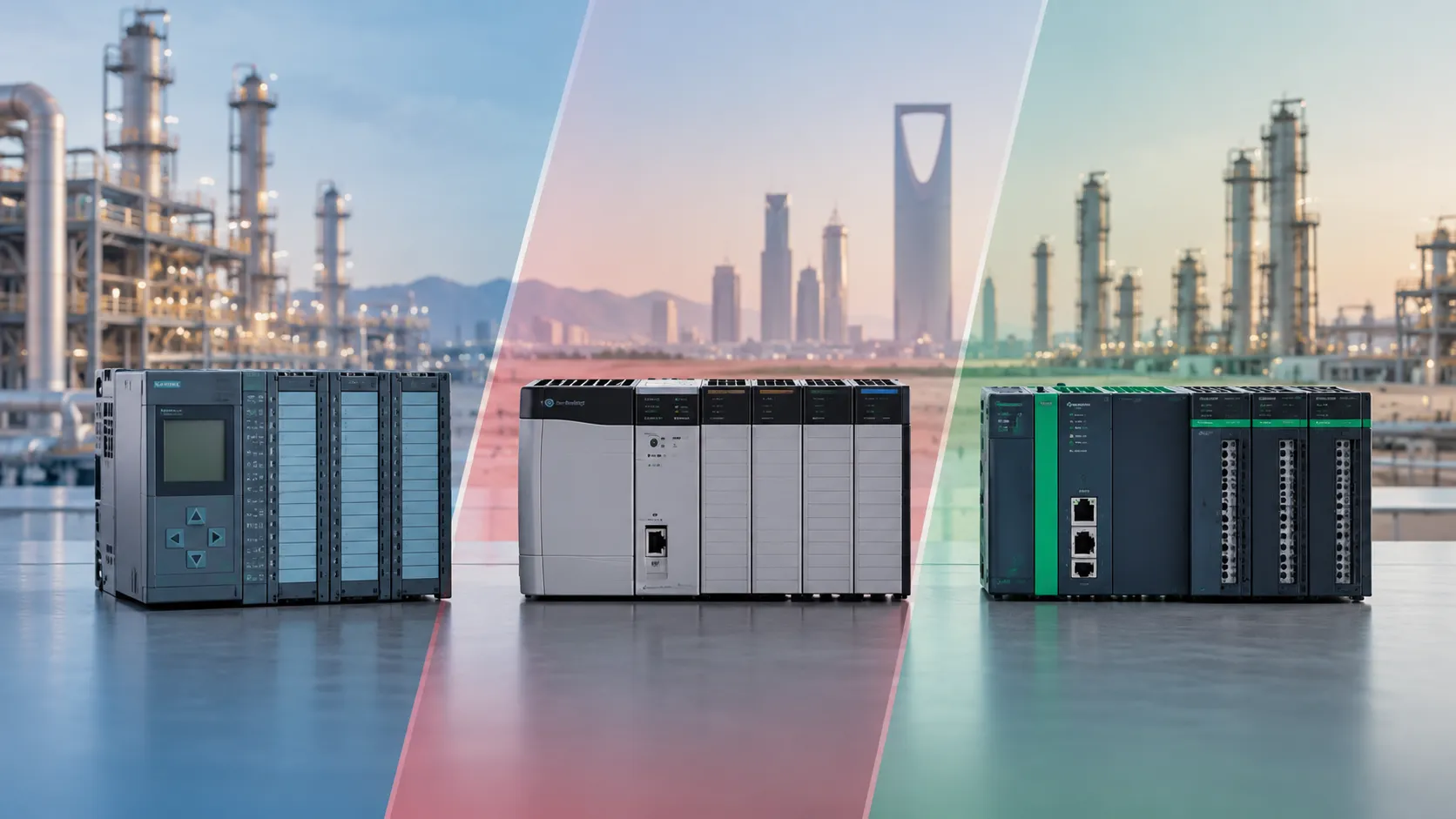 Siemens TIA Portal vs Allen-Bradley vs Schneider: Choosing the Right PLC for Saudi Industrial Plants